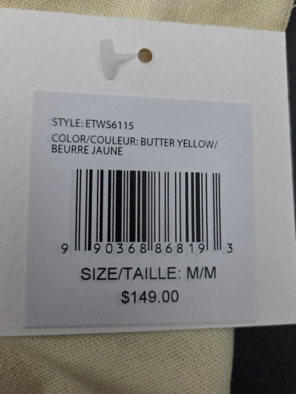 NWT-Ellen Tracy Linen Blend Scoop Neck Fitted Bodice Front Slit Midi Dress- Sz M - Picture 6 of 15